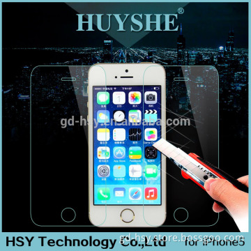HUYSHE anti- broken tempered glass screen guard for iphone 5S screen protector 9h tempered glass